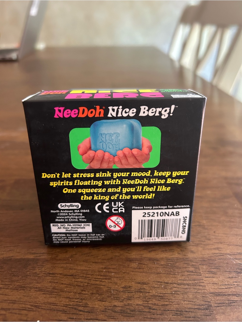 Needoh Nice Berg Super Solid Squish - Blue - Picture 2 of 3
